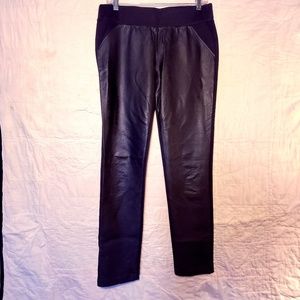 Allmost Famous faux leather tapered pants
